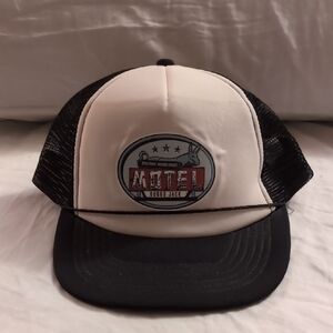 Motel Black and White Trucker Hat